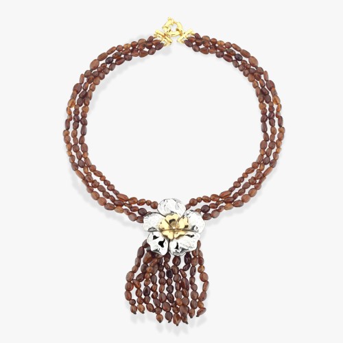 Collana Corniola Pansè 